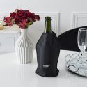 Rafraîchisseur de bouteille en polyester noir (H23 cm)