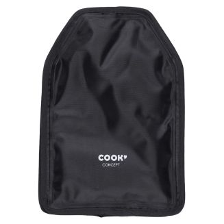 Rafraîchisseur de bouteille en polyester noir (H23 cm)