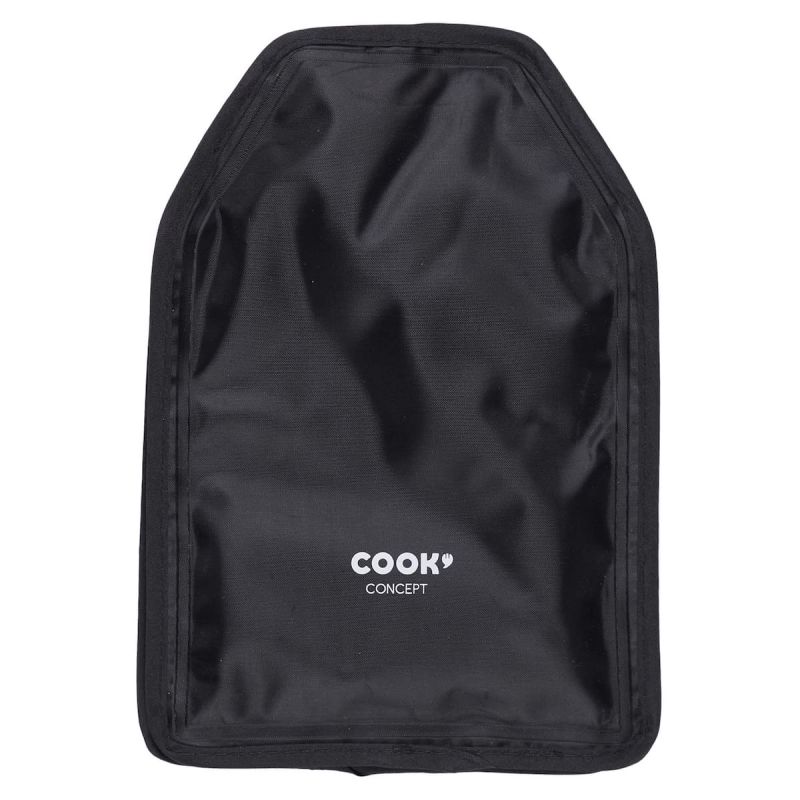 Rafraîchisseur de bouteille en polyester noir (H23 cm) Rafraîchisseur de bouteille en polyester noir (H23 cm)