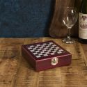 Coffret de vin 4 accessoires avec échiquier