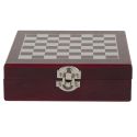 Coffret de vin 4 accessoires avec échiquier