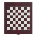 Coffret de vin 4 accessoires avec échiquier