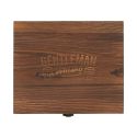 Coffret whisky 10 accessoires (2 verres, pince de service, 6 glaçons inox) style gentleman