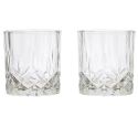 Coffret whisky 10 accessoires (2 verres, pince de service, 6 glaçons inox) style gentleman
