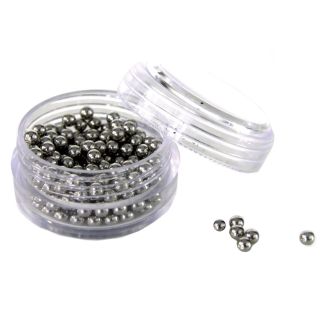 Pot de billes nettoyantes en inox gris pour carafe à vin à décanter