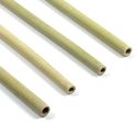 Set de 4 pailles en bambou réutilisables avec goupillon de nettoyage