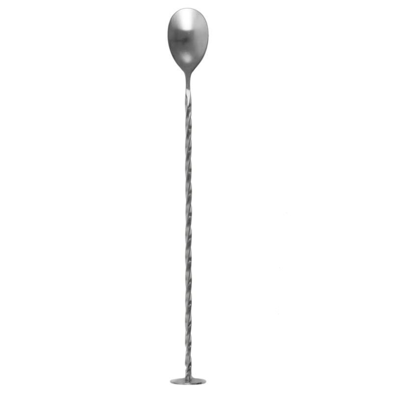 Cuillère à cocktail longue en acier inoxydable 25 cm Cuillère à cocktail longue en acier inoxydable 25 cm