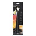 Cuillère à cocktail longue en acier inoxydable 25 cm