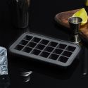 Moule noir à glaçons cubes capacité 18 glaçons en silicone