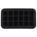 Moule noir à glaçons cubes capacité 18 glaçons en silicone
