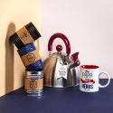 Mug 30 cl en céramique blanc avec message "papa est un super héros"