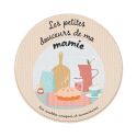 Set de 3 boîtes de rangement en métal pour pâtisseries à carreaux pastel