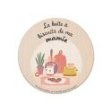 Set de 3 boîtes de rangement en métal pour pâtisseries à carreaux pastel