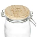Bocal de conservation 1,5L en verre couvercle bois