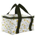 Lunch bag isotherme 2,6L avec boîte repas plastique & pain de glace jaune