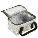 Lunch bag isotherme 2,6L avec boîte repas plastique & pain de glace jaune