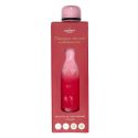 Bouteille de transport isotherme 50cl rouge et rose motif cœur embossé