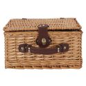 Panier de pique-nique pour 4 personnes avec vaisselle complète style exotique