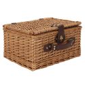 Panier de pique-nique pour 4 personnes avec vaisselle complète style exotique