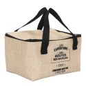 Lunch bag isotherme de 8L à effet jute nature
