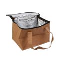Lunch bag isotherme de 5,5L en kraft avec 2 sangles de transport