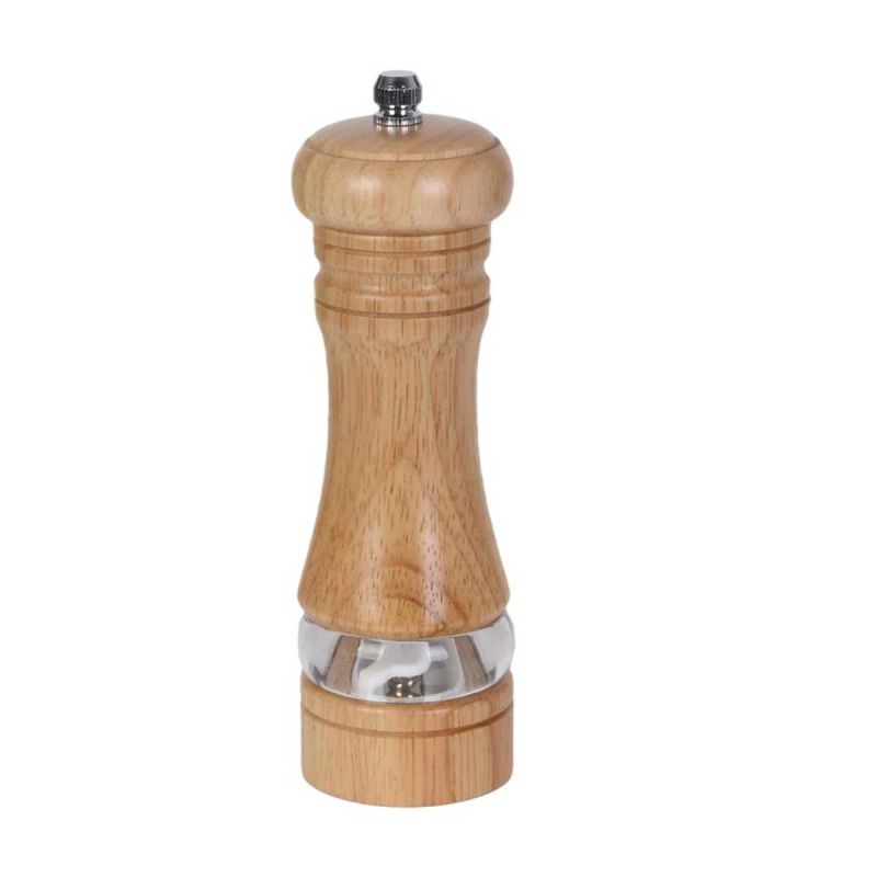 Moulin à sel et poivre en bois 70 ml avec broyeur en céramique réglable Moulin à sel et poivre en bois 70 ml avec broyeur en céramique réglable