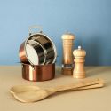 Moulin à sel et poivre en bois 70 ml avec broyeur en céramique réglable