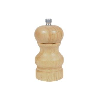 Moulin à sel et poivre en bois 25 ml avec broyeur en céramique réglable
