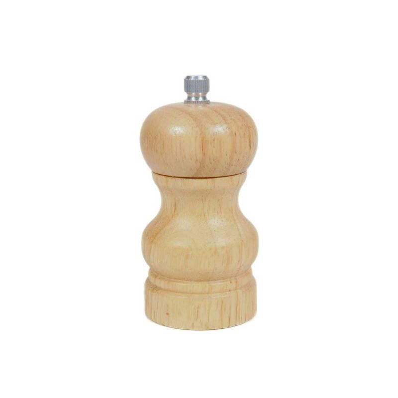 Moulin à sel et poivre en bois 25 ml avec broyeur en céramique réglable Moulin à sel et poivre en bois 25 ml avec broyeur en céramique réglable