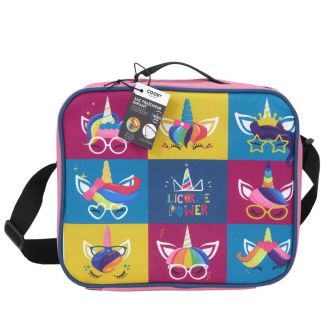 Lunch bag isotherme enfant en polyester motif licorne