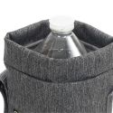 Sac bouteille isotherme gris en polyester de 1,5L