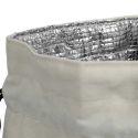 Lunch bag isotherme 9L en tissu jaune avec fermeture à cordon de serrage