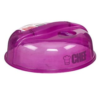 Cloche micro-ondes avec capuchon vapeur violette