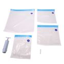 Lot de 4 sachets de conservation avec pompe vide d'air