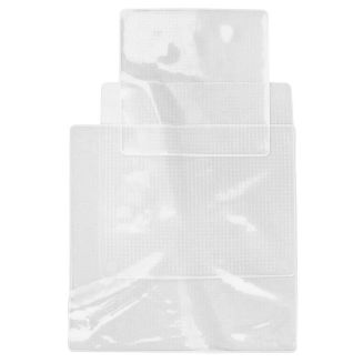 Pack de 3 couvercles en silicone extensibles carrés 3 tailles 22 cm - 26 cm - 30 cm