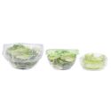 Lot de 10 couvercles flexibles et réutilisables avec élastiques 3 tailles différentes
