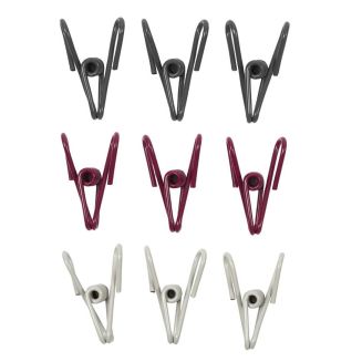 Lot de 2 packs de 9 pinces ferme-sachets en métal