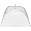 Lot de 2 cloches moustiquaires blanches rétractables