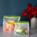 Lot de 2 sachets transparents réutilisables et hermétiques fermeture à zip
