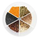 Distributeur alimentaire rotatif 6 compartiments avec doseur