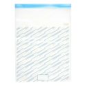 Lot de 3 sachets transparents réutilisables de congélation fermeture à zip