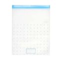 Lot de 3 sachets transparents réutilisables de congélation fermeture à zip