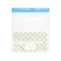 Lot de 3 sachets transparents réutilisables de congélation fermeture à zip