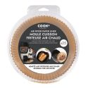 Lot de 2 packs de 25 papiers cuisson ronds diamètre 20 cm spécial friteuse à air chaud