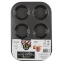 Moule à pâtisserie pour 6 muffins en métal gris