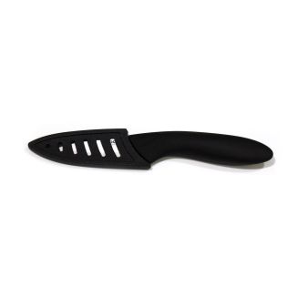Couteau lame céramique 7,5 cm et manche soft avec étui