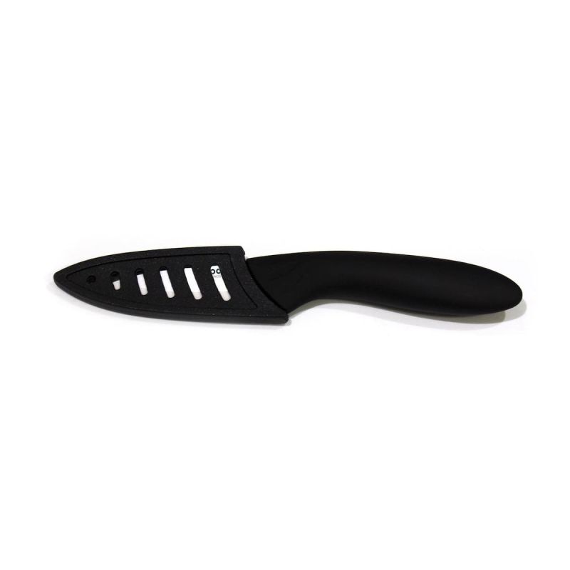 Couteau lame céramique 7,5 cm et manche soft avec étui Couteau lame céramique 7,5 cm et manche soft avec étui