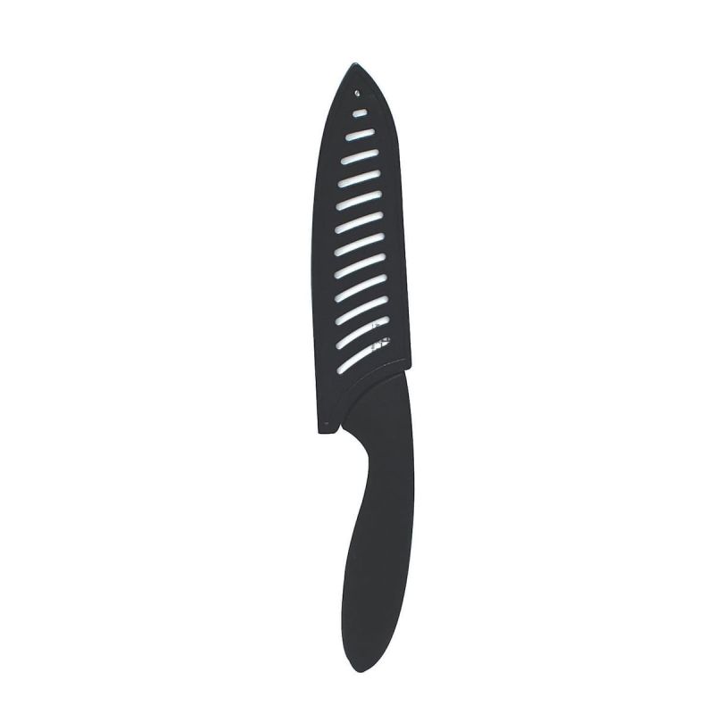Couteau lame céramique 10 cm et manche soft avec étui Couteau lame céramique 10 cm et manche soft avec étui