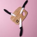 Couteau lame céramique 12,5 cm et manche soft avec étui