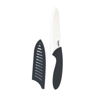 Couteau lame céramique 15 cm et manche soft avec étui